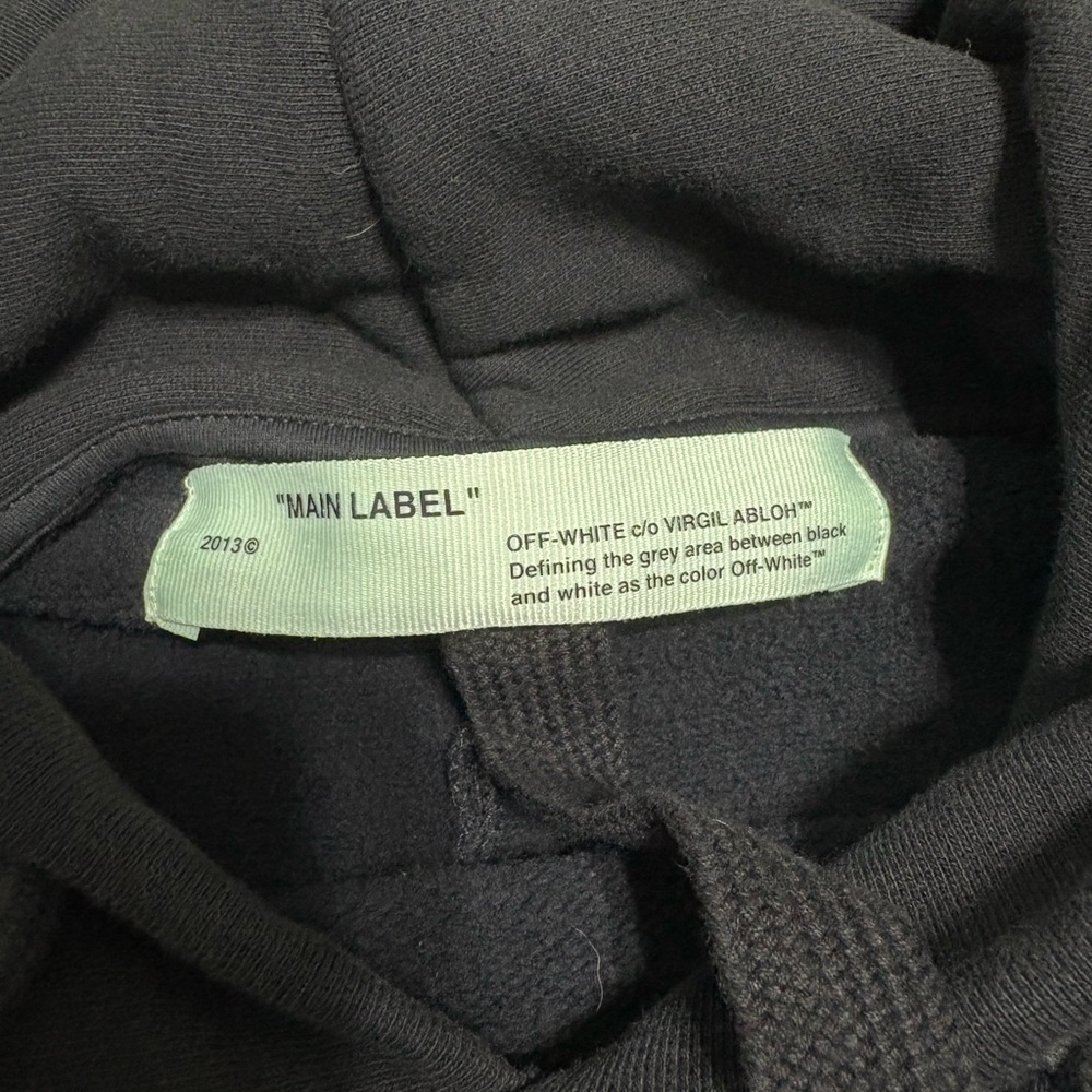 Off-White Black and White Striped Hoodie - Picture 7 of 16